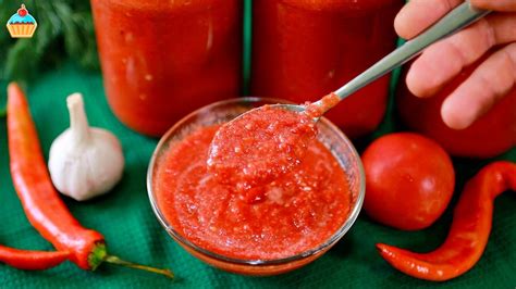 "ЖИВОЙ" Томатный соус САЦЕБЕЛИ. Ароматный острый соус на зиму. - YouTube