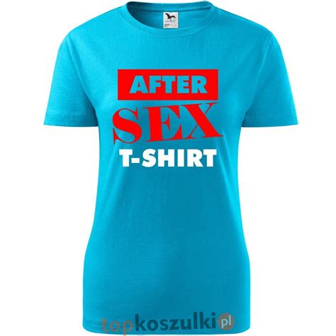 Damska Koszulka Taliowana After Sex T Shirt Topkoszulki Pl Super Ocena I Cena