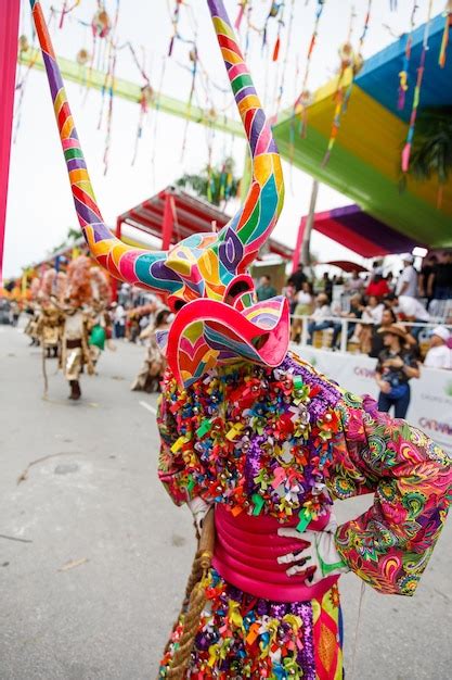 Premium Photo A Man In A Carnival Costume And Mask