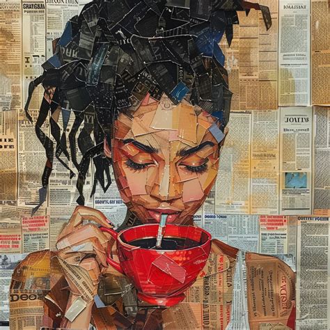 newspaper clipping coffee poster  stock photo public domain pictures