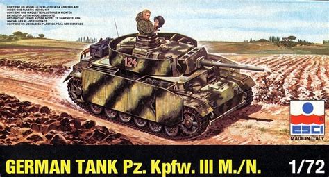 Esci Pz Kpfw Iii N M N Scale Model