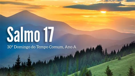 Salmo 17 18 30 Domingo do Tempo Comum Ano A Eu vos amo ó Senhor