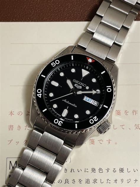 Wts Seiko 5 Sports 38mm Srpk29 Made In Japan Exc Condition Ceramic