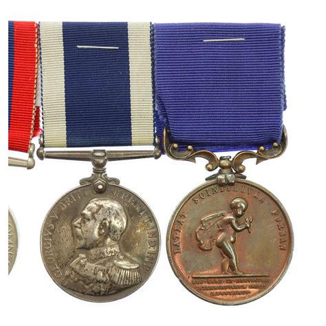 Ww1 Ww2 Long Service And Royal Humane Society Life Saving Medal Group