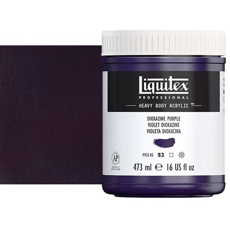 Liquitex Heavy Body Acrylic Dioxazine Purple 16oz Jar Jerry S Artarama