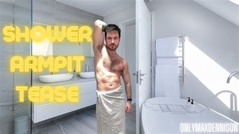 Gay Hairy Muscular Armpit Shower Tease And Flex Onlymaxdennison