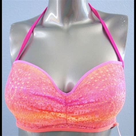 Victoria S Secret Swim Victorias Secret Nwt Warm Ombre Lace The Getaway Halter Bikini Top