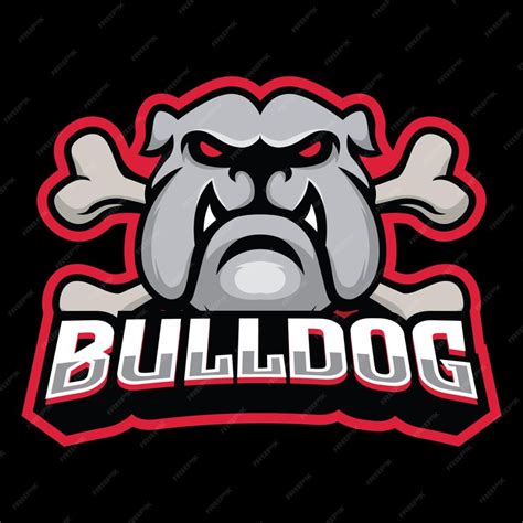 Premium Vector | Bulldog mascot logo