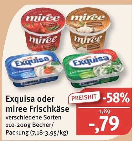 Miree Frischk Sezubereitung Oder Exquisa Frischk Se Angebot Bei Marktkauf