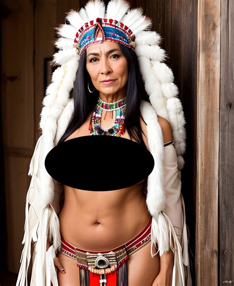 Erotic Native American MILF Photography Captivating Illustrations Of Mature Women Over