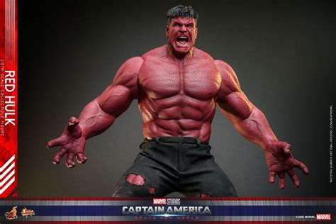 Hot Toys lança finalmente a figura do Hulk Vermelho do filme Capitão América Admirável Mundo
