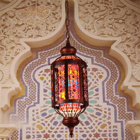Retro Bohemian Ceiing Light Wrought Iron Pendant Light Southeast Asian