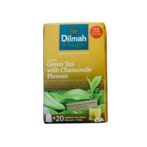 Dilmah Pure Ceylon Green Tea With Chamomile Flowers Tea Bags Lazada Ph