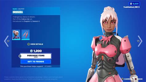 New Drosera Skin August Th Fortnite Item Shop Youtube