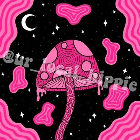 Psychedelic Trippy Digital Print Art - Etsy