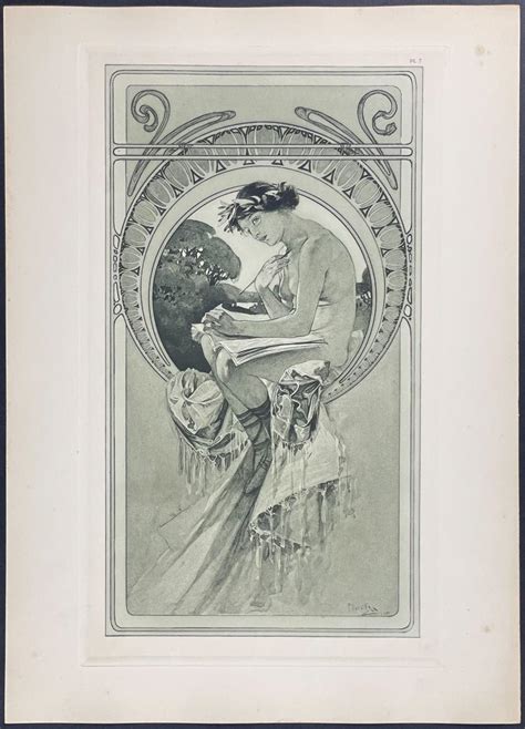 Sold Price Mucha Folio Nude Woman Painting July AM CDT