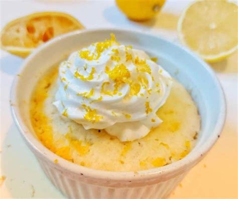 2 Minute Sweet And Tangy Lemon Mug Cake That Tastes Like Sunshine