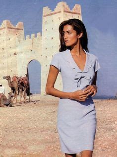 yasmeen ghauri  husband ralph bernstein supermodels model hair