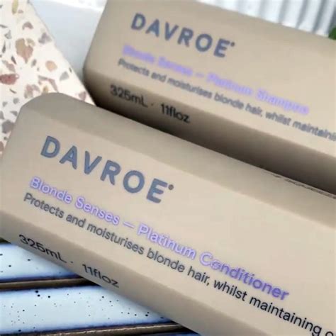 Davroe Blonde Senses Platinum Shampoo Davroe Pure Gentle Hair Care Buy Online Official