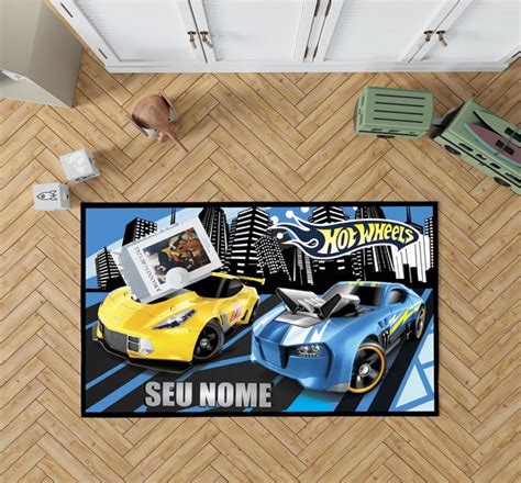 Tapete Hot Wheels Infantil Personalizado No Elo Amiguxa Personalizados DA