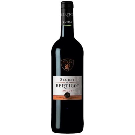 Sécret de Berticot Côtes de Duras Vin rouge du Sud Ouest La cave