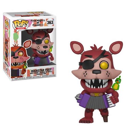 Five Nights At Freddy S Funko Pop Rockstar Foxy Cm Fnaf Funko Pop