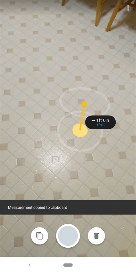 Google's ARCore Measure app picks up UI tweaks, fast copy button in 2.1