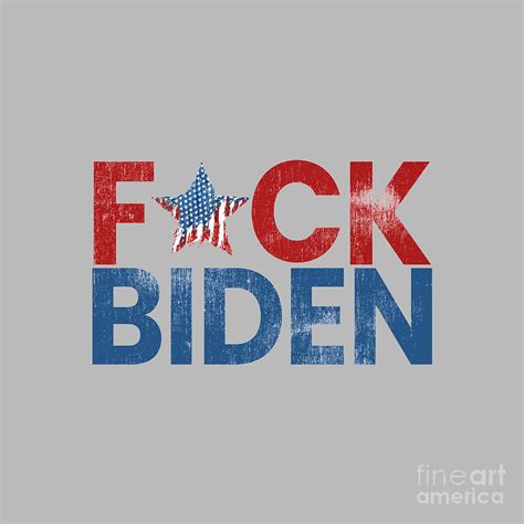 Fuck Biden Drawing By Elizabeth J Campbell Fine Art America