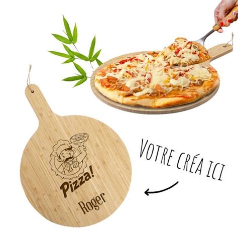 Planche A Pizza Personnalis E Bambou Plat A Pizza Gravure Sur