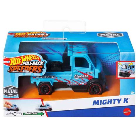 Hot Wheels Masinuta Metalica Cu Sistem Pull Back Mighty K Scara Etoys Ro Acum Cu