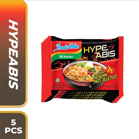 Indomie HypeAbis Rasa Seblak Hot Jeletot Isi Pcs Lazada Indonesia