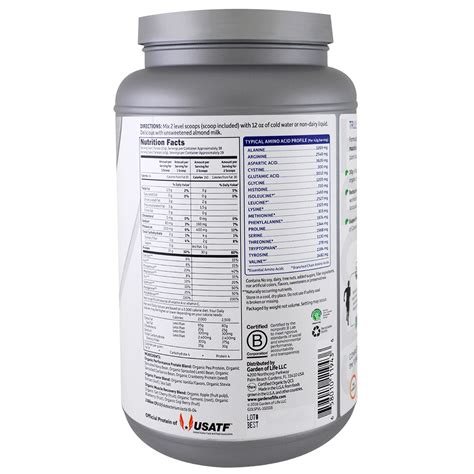 garden of life protein 1