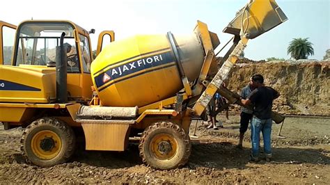 ajax fiori concrete mixer machine youtube