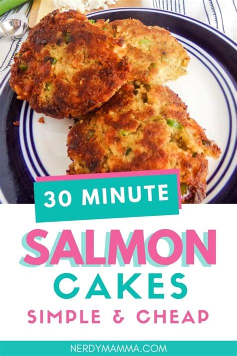 Salmon Cakes Recipe - Using Canned Salmon - Nerdy Mamma
