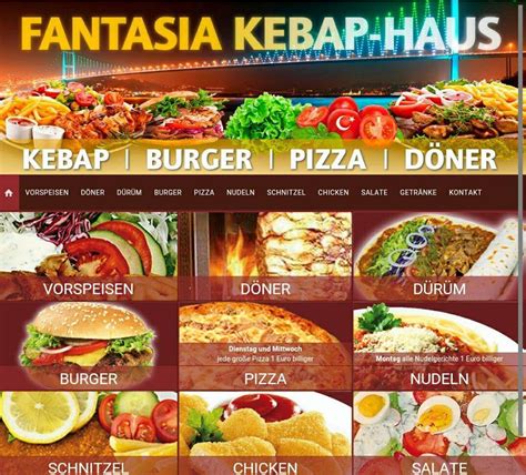 Speisekarte Von Fantasia Kebap Haus Restaurant Gotha