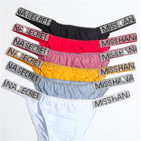 Sexy Lingerie Sets With Bling Rhinestones Push Up Bra