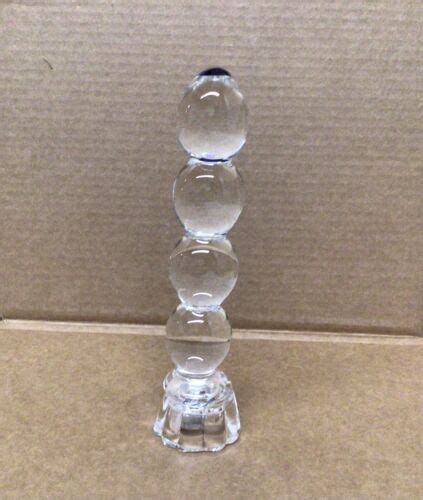 Super Glass Dildo Massager G Spot Clitoral Anal Masturbation Sex