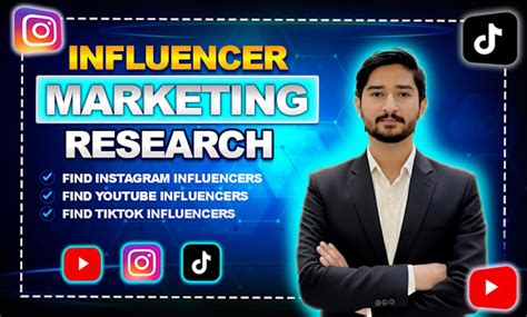 research  find  instagram youtube tiktok influencer email