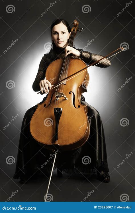 Cello Classical Musician Cellist Stock Image Image Of Female