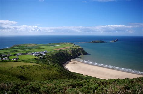 Rhossili Bay, Gower, Wales | Rhossili bay, Village, Gower