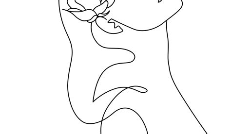 Female Body Line Art. Woman Line Art. Line Drawing Print. - Etsy