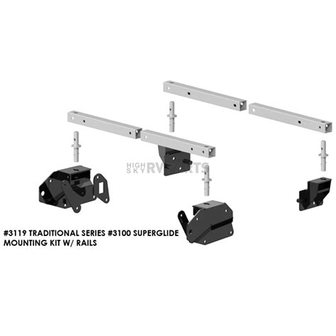 PullRite 5Th Wheel Hitch Mounting Kit - 3119 | highskyrvparts.com