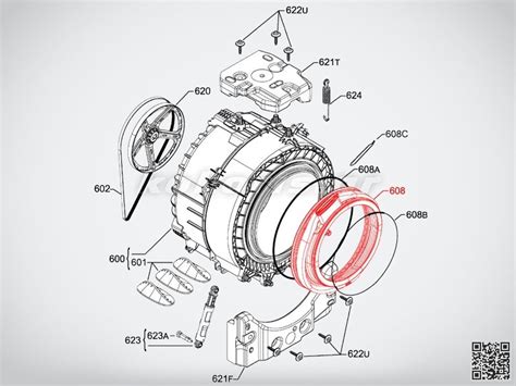 Γνήσιο Λάστιχο Πόρτας XXL Πλυντηρίου Aeg 8071200029 | kokoris.gr