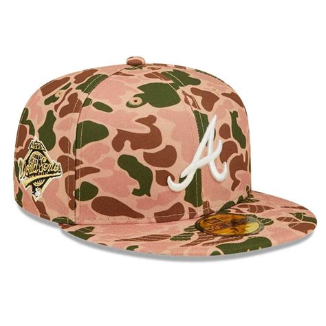 Atlanta Braves Duck Camo Orange Uv 59fifty Fitted Hat