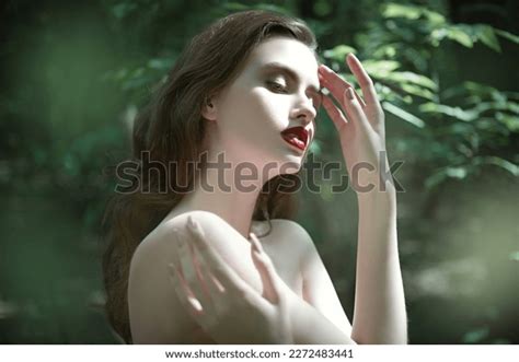 Forest Nymph Dryad Tender Beautiful Naked Stock Photo 2272483441 Shutterstock