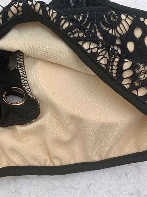 Lace Bikini Set Women S Fashion Swimwear Bikinis Swimsuits On Carousell