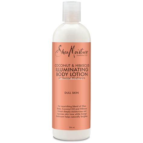 Shea Moisture Illuminating Body Lotion Coconut And Hibiscus 384ml