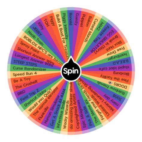 Roblox Games Spin The Wheel App