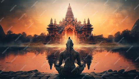 Premium Photo Internation Yoga Day Indian Yogi Baba Performing Yoga