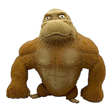 Squishy Monkey Anime Figurine Latex Monkey Gorilla Toy Jungle Animal